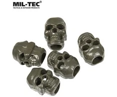 Mil-tec Skull fiksatoriai 10 vnt. Olive
