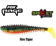 Minkštas masalas Fox Rage SPIKEY SHAD Fire Tiger