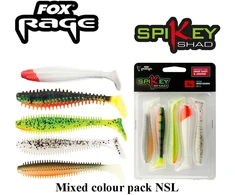 Minkštas masalas Fox Rage SPIKEY SHAD Mixed 5pcs NSL