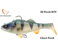 Minkštas masalas Savage Gear 3D Perch RTF Ghost Perch
