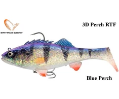 Minkštas masalas Savage Gear 3D Perch RTF Mėlyna Perch