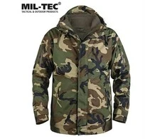 Neperšlampama striukė Mil-tec Wet Weather Gen.II Woodland