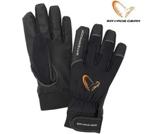 Neperšlampamos pirštines Savage Gear All Weather Glove Juodas
