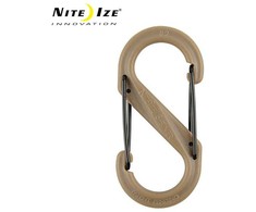 NITE-IZE plastikinis karabinas SBP2 coyote