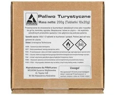 Piran turistinis sausas kuras 10 x 20g