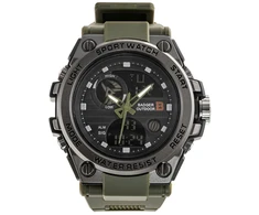 Rankinis laikrodis Badger Outdoor Grid Watch Army Žalias/Juodas