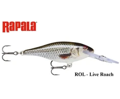 Rapala vobleris Shad Rap ROL - Live Roach