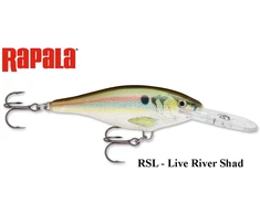 Rapala vobleris Shad Rap SR07RSL 7 cm, 8 g RSL - Live River Shad