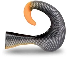 Rapala X-Rap Otus Skirtas garbanotiems plaukams Tail silikoninė uodega OCTP25HLW
