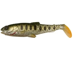 Savage Gear Craft Cannibal Paddletail Olive Pearl Sidabrinis Smolt