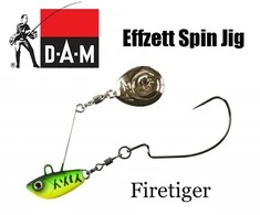 Sukriukė DAM Effzett Spin Jig Firetiger