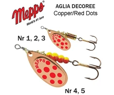 Sukriukė Mepps Aglia Copper/red dot