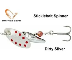 Sukriukė Savage Gear Sticklebait Spinner Dirty Sidabrinis