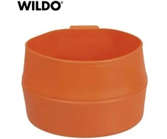 Švediškas sulankstomas puodukas WILDO Fold-a-cup 600ml Oranžinis