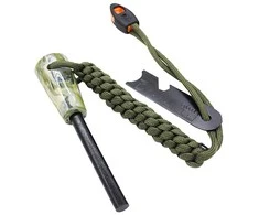 Ugnies įžiebėjas Origin Outdoors Firesteel Stone Žalias