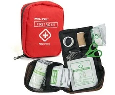 Vaistinėlė Mil-tec First Aid MINI (raudona) 16025810