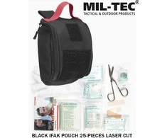 Vaistinėlė Mil-tec IFAK lazerinis Cut 25-dalių juoda