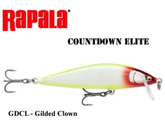 Vobleris Rapala CountDown Elite GDCL - Gilded Clown