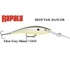 Vobleris Rapala Deep Tail Dancer GGS Glow Pilkas Shiner