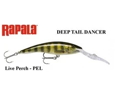 Vobleris Rapala Deep Tail Dancer PEL Live Perch