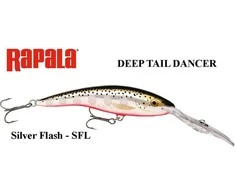 Vobleris Rapala Deep Tail Dancer SFL Sidabrinis Flash