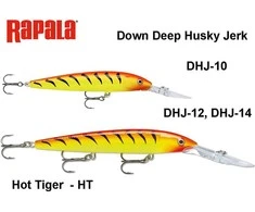 Vobleris Rapala Down Deep Husky Jerk Hot Tiger HT