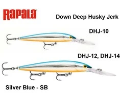 Vobleris Rapala Down Deep Husky Jerk Sidabrinis Mėlyna SB