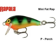 Vobleris Rapala Mini Fat Rap MFR03P Perch