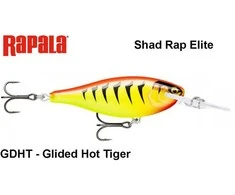 Vobleris Rapala Shad Rap Elite GDHT Glided Hot Tiger