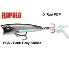 Vobleris Rapala X-Rap Pop XRP Pearl Pilkas Shiner