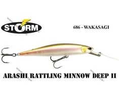 Vobleris STORM Arashi Rattling Minnow Deep Wakasagi