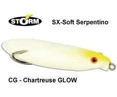 Vobleris Storm SX-Soft Serpentino Chartreuse Glow