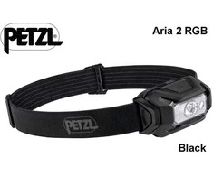 Petzl E070BA00 Aria 2 RGB Juodas