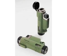 Žiebtuvėlis Highlander Outdoor Turbo Twin Flame OLIVE