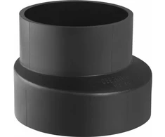 125 x 75 mm Ekscentrinis reduktorius juodas PEH Geberit