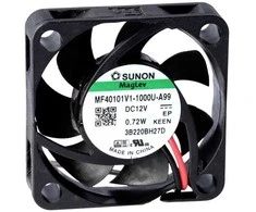 12 V nuolatinės srovės ašinis pūstuvas VAPO 40X40X10 SUNON