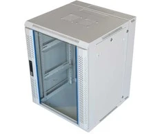 19" wall mounted cabinet TOTEN, System Z, 15U, 600x600, glass front door, 60kg load, baltas / ZS66156000 / 19-Z6615V