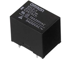 24 V nuolatinės srovės relė 10 A 250 V kintamoji srovė „OMRON“