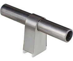 2Click Aps Vamzdžių laikiklis 2 CLICK ø22x30 mm aukščio, ø22 mm vamzdžiams. 30 mm atstumas iki sienos.