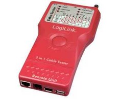 2direct LogiLink Kabelių testeris 5-in-1 su nuotoliniu įrenginiu - Tinklo įrankių / testerių rinkinys (WZ0014)