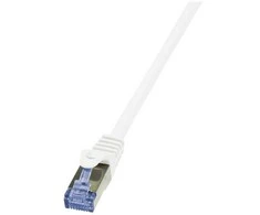 LOGILINK CQ4081S LOGILINK - Cat.6A Patch kabelis pagamintas iš Cat.7 neapdoroto kabelio, baltas, 7,5m