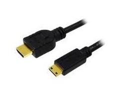 2direct LogiLink High Speed su Ethernet - HDMI su Ethernet kabeliu - HDMI (vyr.) į mini HDMI (vyr.) - 2 m