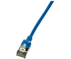 2direct LogiLink Slim U/FTP - 1 m - Cat6a - U/FTP (STP) - RJ-45 - RJ-45 - Mėlyna