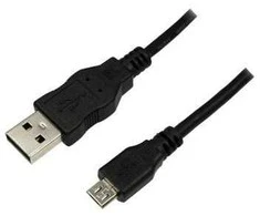 2Direct CU0034, 1,8 m, USB A, Micro-USB B, USB 2.0, 0,48 Gbit/s, Juoda