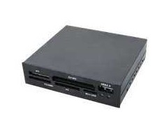 2Direct CR0012, CF, CF II tipo, MMC, MS Duo, MS PRO, MS PRO Duo, Atmintinė (MS), MicroSD (TransFlash),..., Juoda, 3,5", 480 Mbit/s, USB 2.0, 101 mm