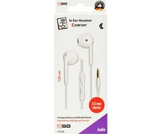 2GO Ausinės Comfort, baltos spalvos