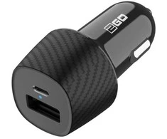 Įkroviklis 2GO 2GO KFZ-Ladegerät 20W 1xUSB-C 1xUSB-A juodas
