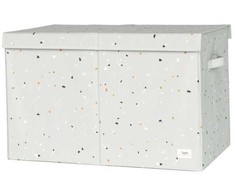 3 Sprouts Pudełko Zamykane Recycled Terrazzo Žalias