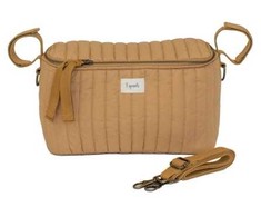 3 Sprouts 3 Sprouts Opbevaringskurv til klap- og barnevogn (Organizer), Quilt/Sennep