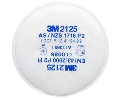3M 2125, kietųjų dalelių filtras, 2 vnt., P2
